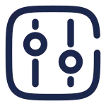 Tuning Square SVG Icon